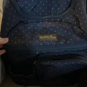 NWT Girls 435 by Matilda Jane A+ Backpack Navy Blue‎ White Polka Dot School Bag Matilda Jane | Bags | Matilda Jane Backpack Cooler | Poshmark main image 3